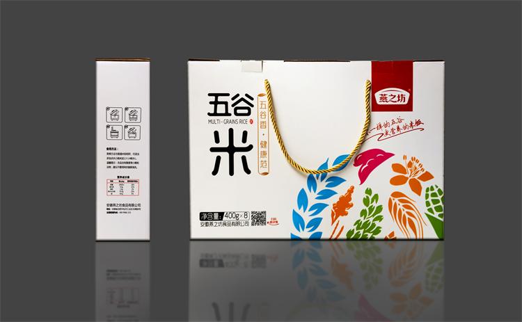 五谷大米包装盒|有机食品瓦楞盒